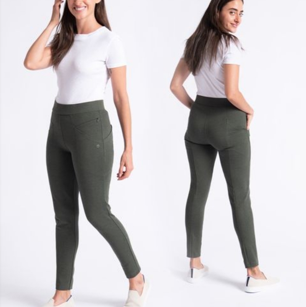 Betabrand Sage Zippered Journey Pants